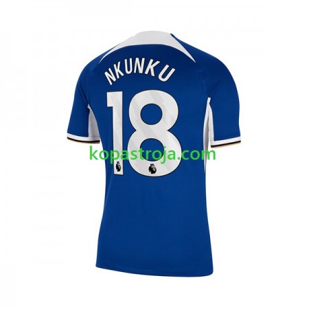 Billiga Fotbollströjor Chelsea Christopher Nkunku 18 Hemma tröja 2023/24 Kortärmad